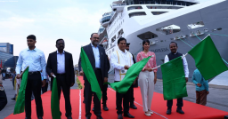 Sarbananda Sonowal flags off India's first International Cruise Vessel from Chennai to Sri Lanka